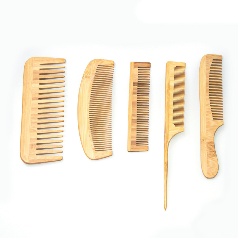 Wooden Comb And Brush Bamboo Comb Brush Wholesale Vegan Bristle Comb