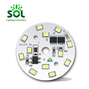 Factory price 220V 5W 7W 9W 12W smd led bulb pcb with IC