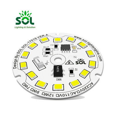 High Power  AC 110V 220V 15W Driverless LED Module with Magnet Directly