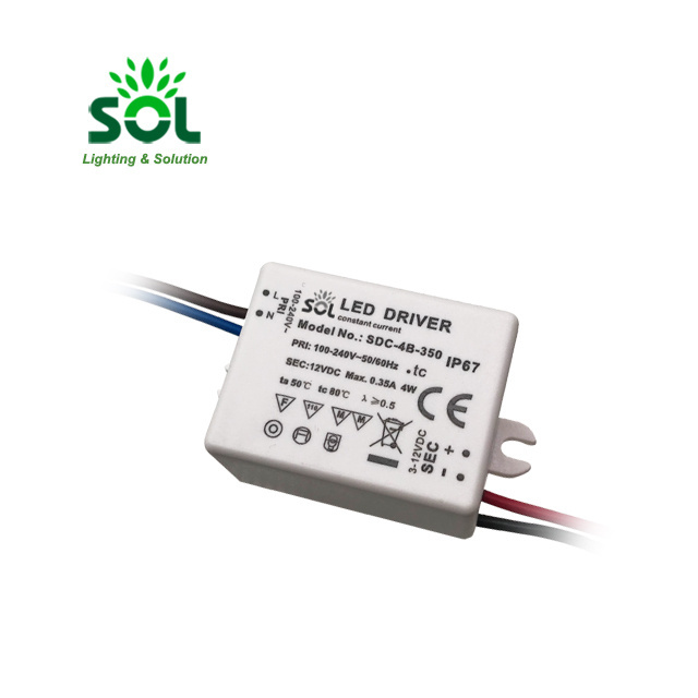 High Quality IP67 Waterproof 4W LED Driver For Outdoor Light