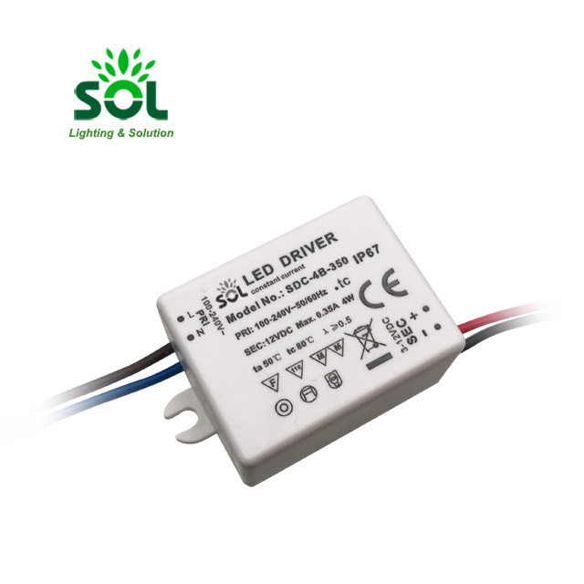 High Quality IP67 Waterproof 4W LED Driver For Outdoor Light