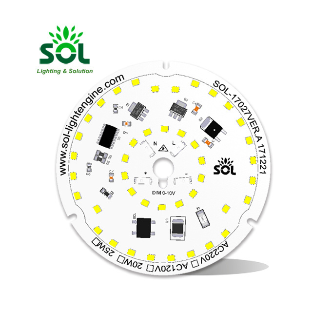 High Power  AC 110V 220V 15W Driverless LED Module with Magnet Directly