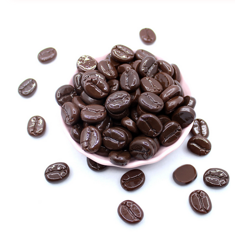 Slime Charms Simulated 3D Coffee Beans Resin Addition for Slime DIY Accessories Beads Making Supplies For Scrapbooking Crafts