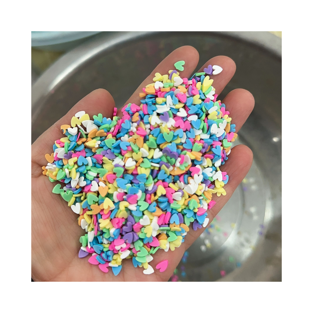 Mixed Lips Envelope Polymer Clay Sprinkles Acrylic Resin Beads for Crafts DIY Making Slime Filling Material Accessories