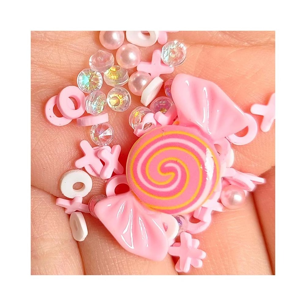 New arrivals DIY Pretty Pink Candy resin cloud clear liquid white glue for Jewelry slime making kit charms