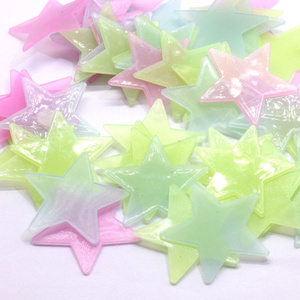 Kids Room Glow in Dark Toys Star Stickers for Bedroom Sofa Fluorescent Painting Toy PVC Stickers Luminous Plastic Acrylic