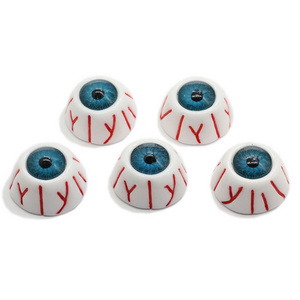 100Pcs/Lot Resin Halloween Evil Eye Zombie Eye 14*24MM Flatback Cabochons Scrapbooking Hair Bow Center DIY Christmas Decoration