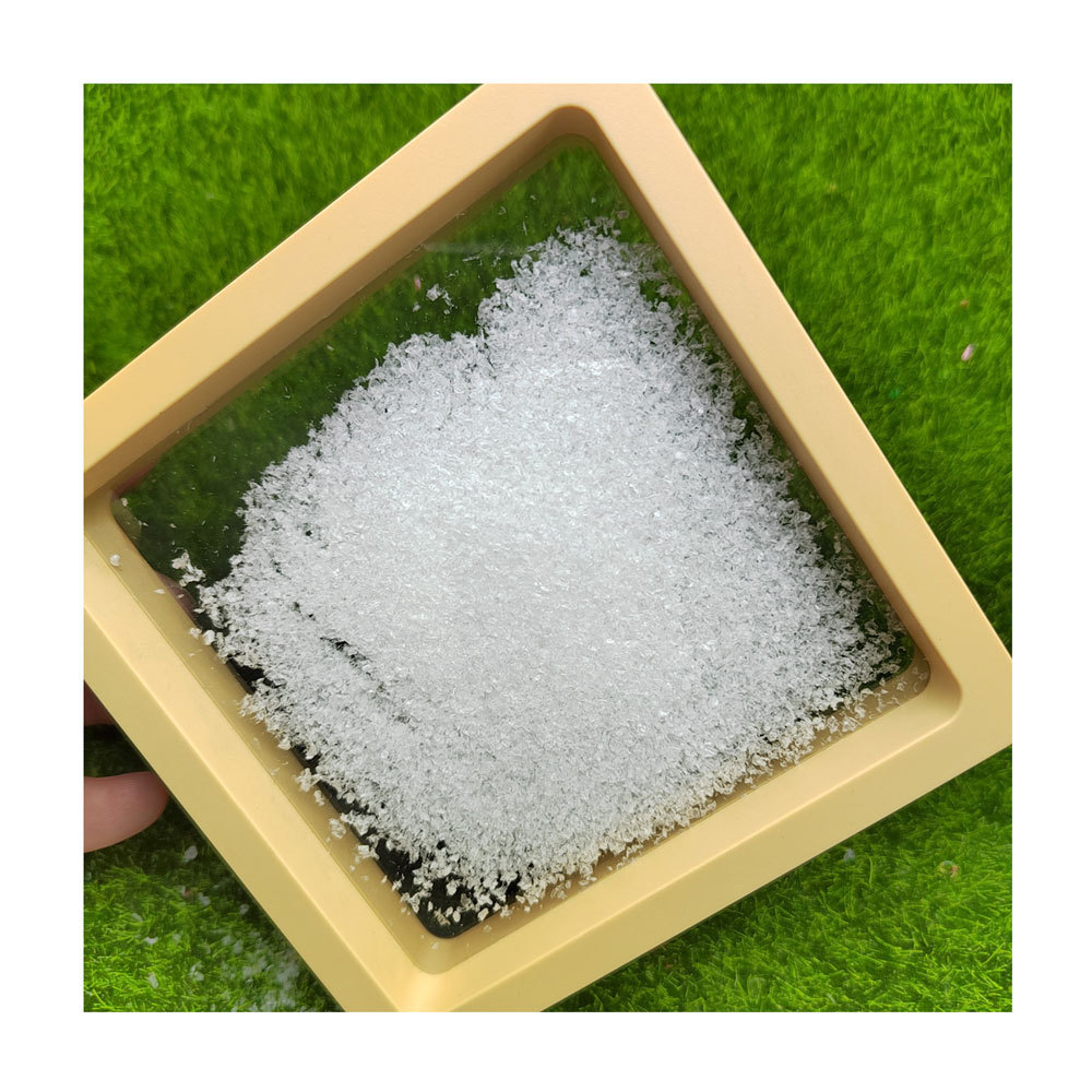 500g/bag White Artificial Snow Snowing Plastic Snowflake Christmas Snow Fizz for Slime Charms DIY