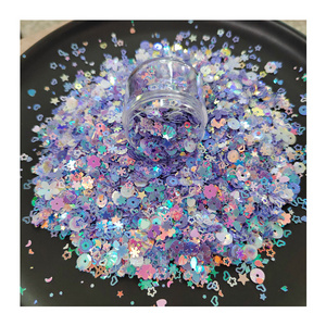 New Kawaii Metallic Sequins Mixed Heart Star Shell Fish Diamond Loose Glitters For Nail Supplier Crafts Valentines Day Confetti