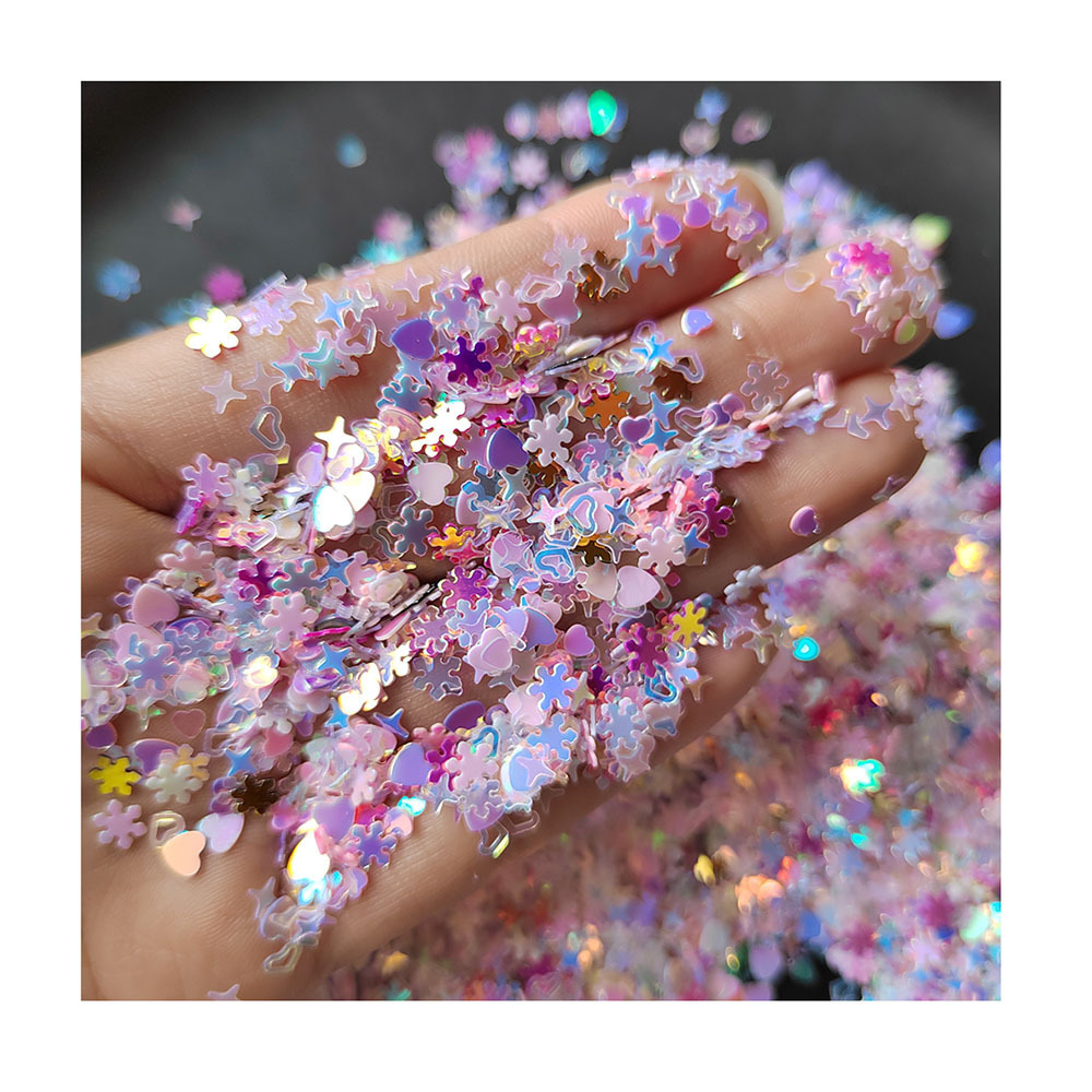 Wholesale Mix Size Mixed Chunky Blend Glitter Polyester Glitter For Decoration