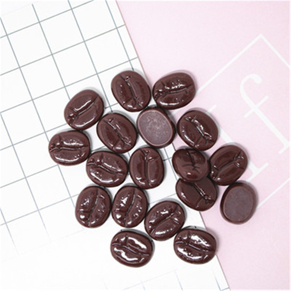 Slime Charms Simulated 3D Coffee Beans Resin Addition for Slime DIY Accessories Beads Making Supplies For Scrapbooking Crafts