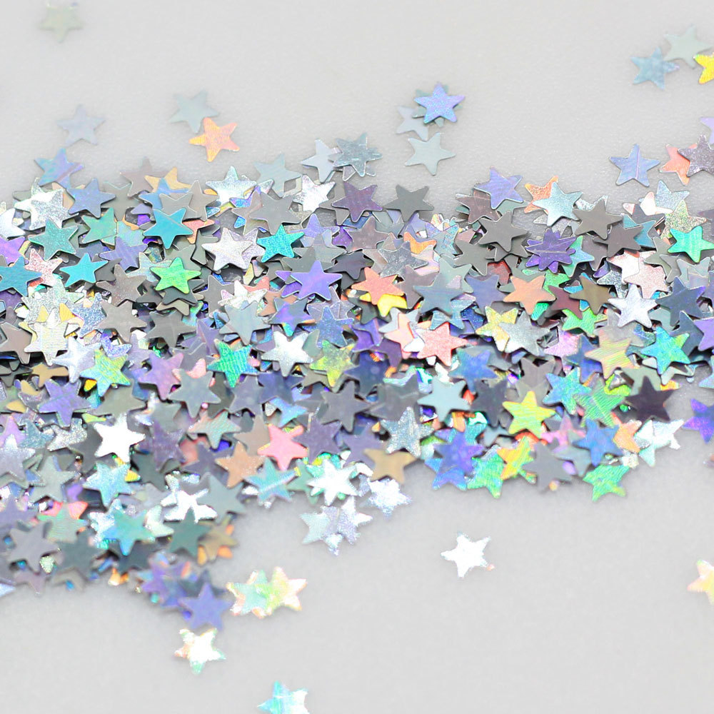 Wholesale 3mm Star Sequins DIY Nail Art Decor for Wedding Party Decoration Glitter Confetti Supplies