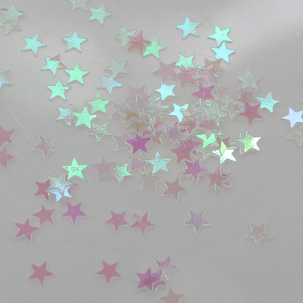 Bulk Star Confetti 3MM Laser Holographic Stars Glitter Sequins Confetti for Wedding Party Supplies & Nail Art