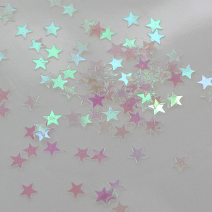 Bulk Star Confetti 3MM Laser Holographic Stars Glitter Sequins Confetti for Wedding Party Supplies & Nail Art