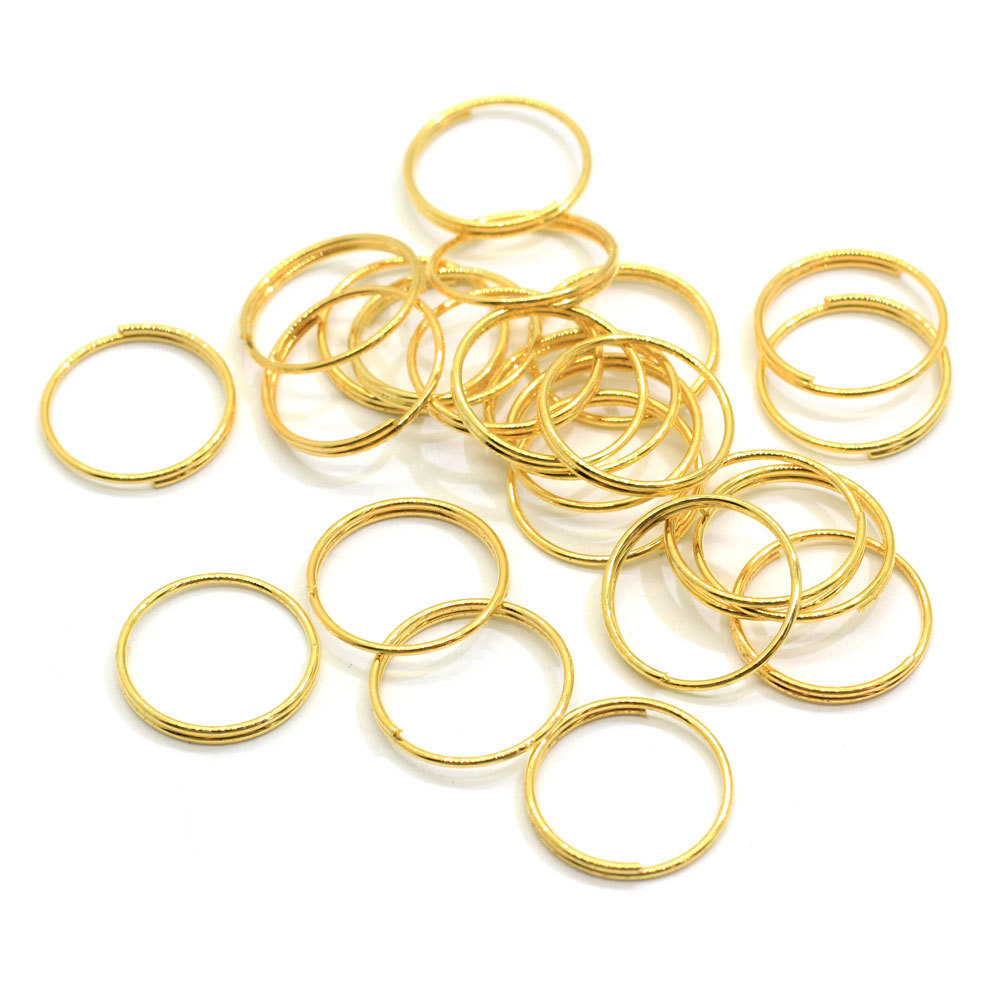 11mm Stainless Steel DIY Jewelry Findings Open Double Loops Jump Rings Split Ring For Jewelry Making