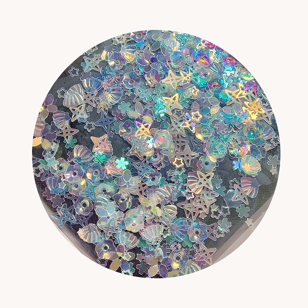 Mix Flake Confetti Star Shell Flower Sequins Paillettes 3D Glitters For DIY Nail Art Wedding Accessories Slime Fillings 500g