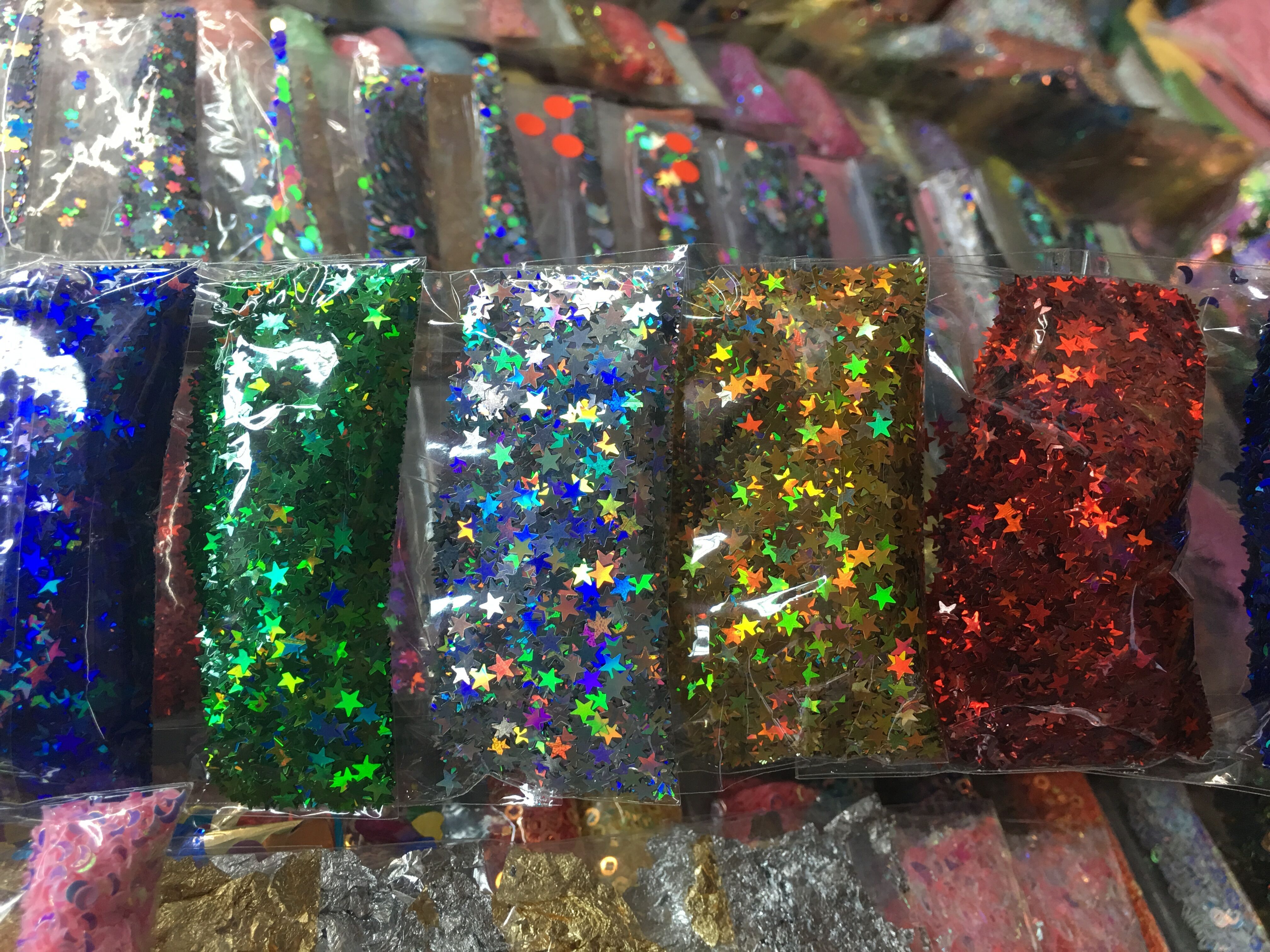 Bulk Star Confetti 3MM Laser Holographic Stars Glitter Sequins Confetti for Wedding Party Supplies & Nail Art