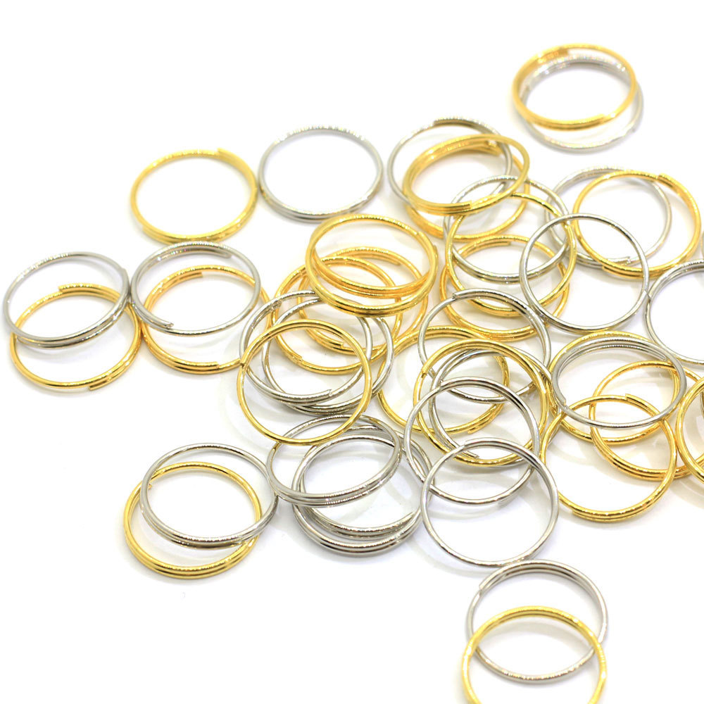 11mm Stainless Steel DIY Jewelry Findings Open Double Loops Jump Rings Split Ring For Jewelry Making