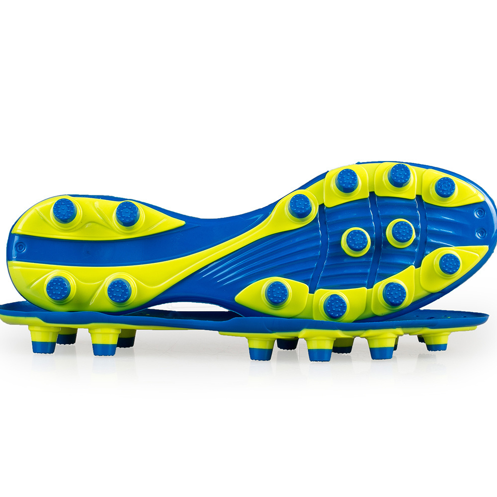 High Quality Breathable Light Weight Outdoor Sport Soccer Sole With Pvc Injection Tpr Materials