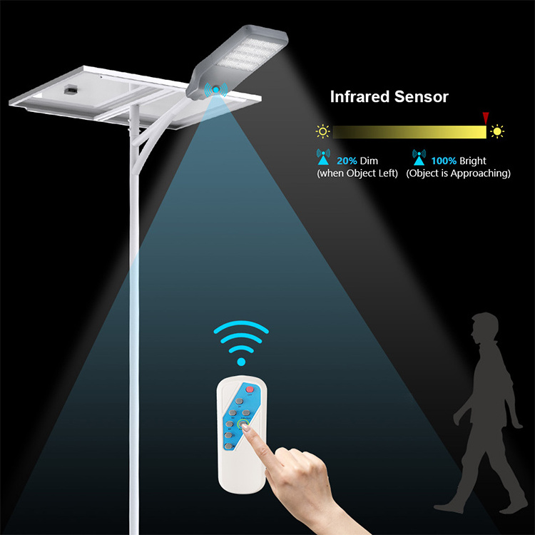 15w 20w 30w integrated all in one solar led street light with battery backup