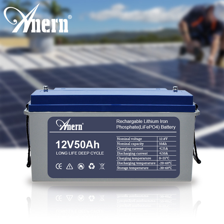 Anern ups 36v 100ah 12.8v 200ah mppt solar charge controller mini lifepo4 lithium battery