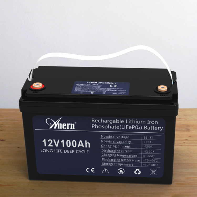 Anern ups 36v 100ah 12.8v 200ah mppt solar charge controller mini lifepo4 lithium battery