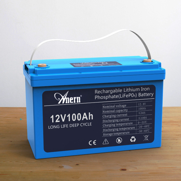 Anern ups 36v 100ah 12.8v 200ah mppt solar charge controller mini lifepo4 lithium battery