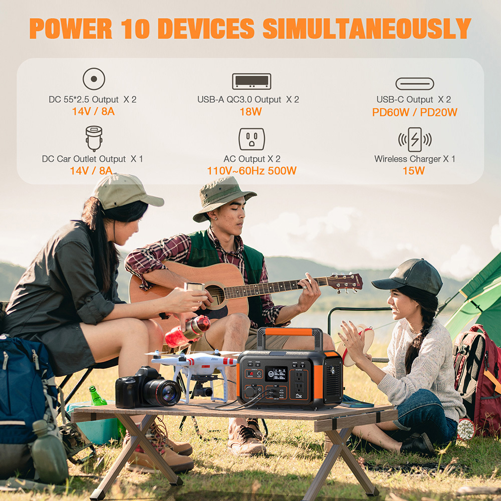 Best Price 500 Watt Power Supply Station Outdoor Portable Solar Power Station 500W Portable Power Stations