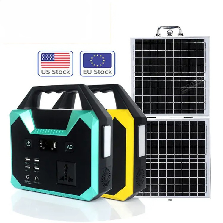 Off Grid Solar Power System 100W Lifepo4 UPS Energy Storage Battery / Mini Solar Power Bank Outdoor Portable Power Station