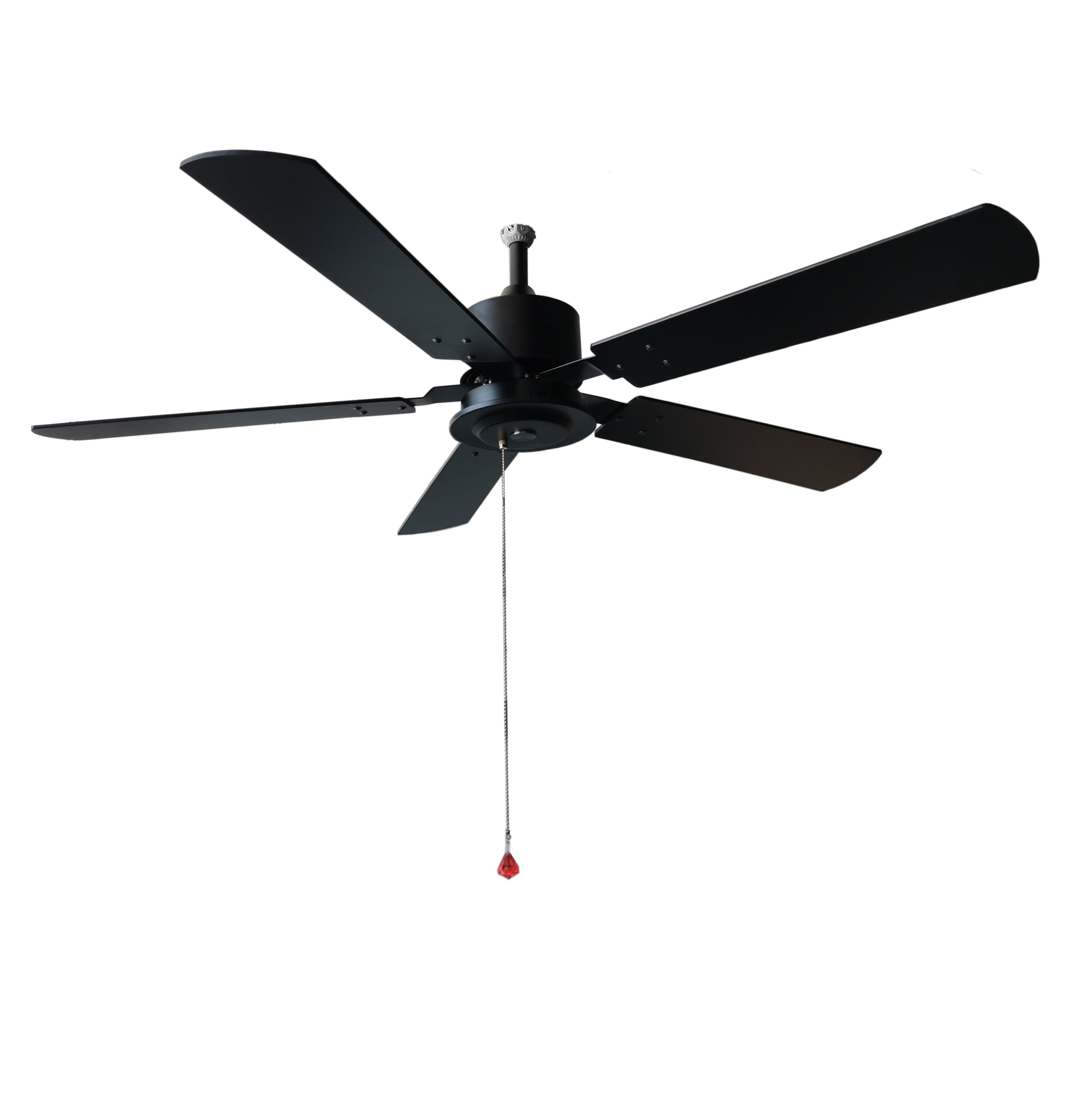 Outdoor Solar powered DC ceiling fan 52 inch for gazebo patio porch