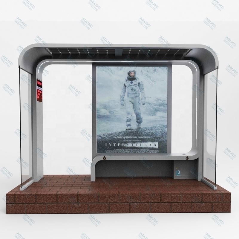 Custom Or Standard Factory Price Bus Stop Shelter Glass For Sale