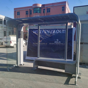 Custom Or Standard Factory Price Bus Stop Shelter Glass For Sale