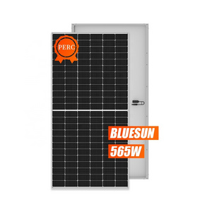 Bluesun A Grade 400W 450W 455W 500W 550W Solar Panel 560W 565W Monocrystalline Photovoltaic Panel For Solar Pv System