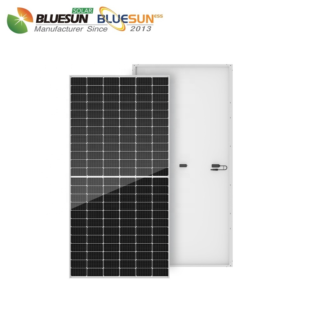 Bluesun good quality  8kw 10kw 12 kw solar system solar panel 10kw system lithium battery 48v 100ah for solar system