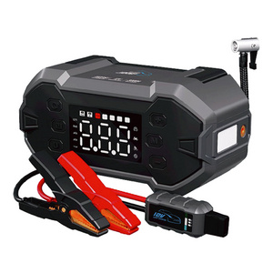 UltraSafe High Discharge Fit Extreme Temperatures 3000A Jump Starter Air Compressor With LED Light