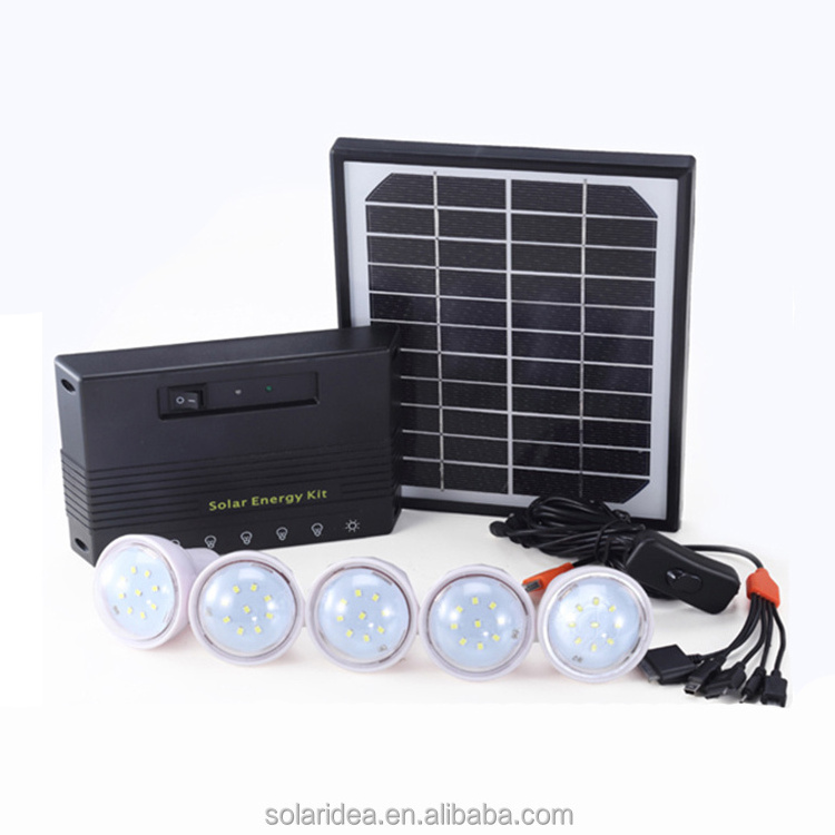 Hot sale cheap price for 12v led lights lighting off-grid small 5 watt sun energy power home solar kit