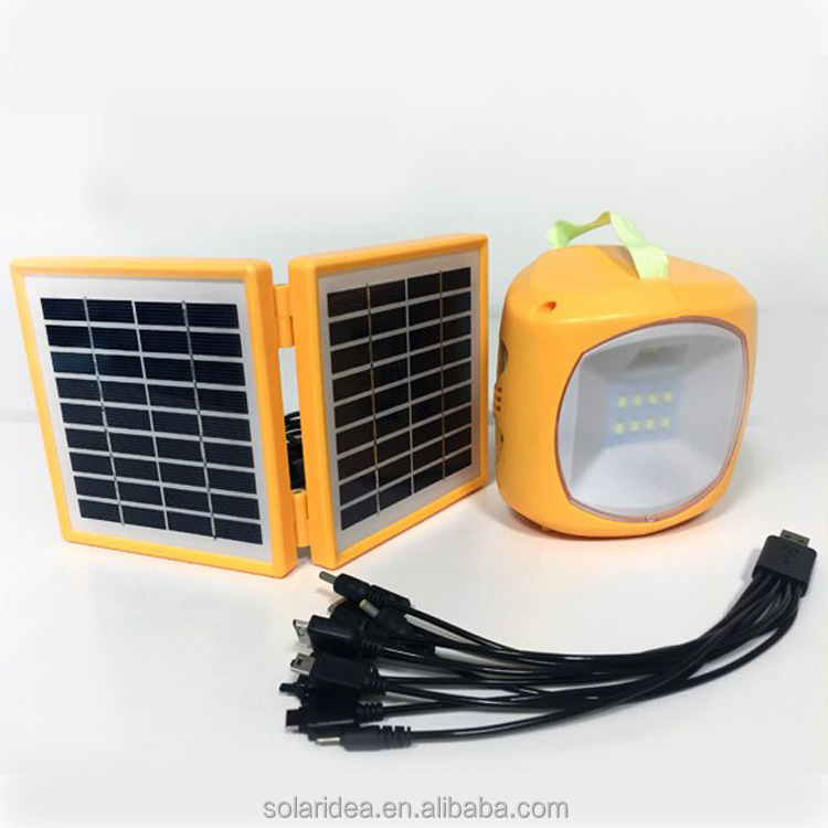 China cheap high quality portable 220v storage battery system indoor solar power lights