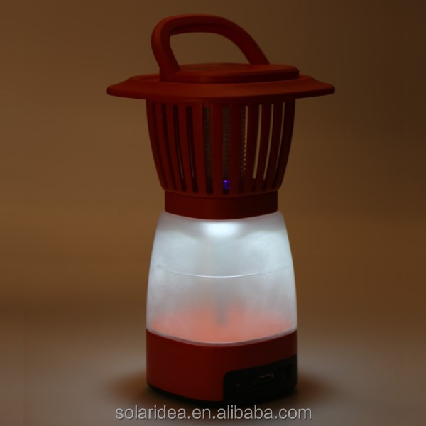 Chinese factory produces with repeller rechargeable solar powered mosquito trap