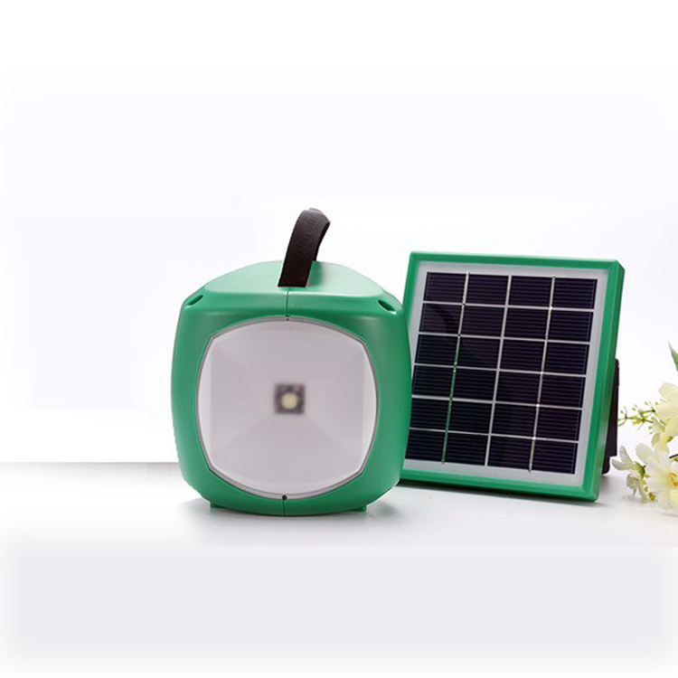 Outdoor waterproof energy panel lamp light with FM radio rechargeable camping solar powered lantern