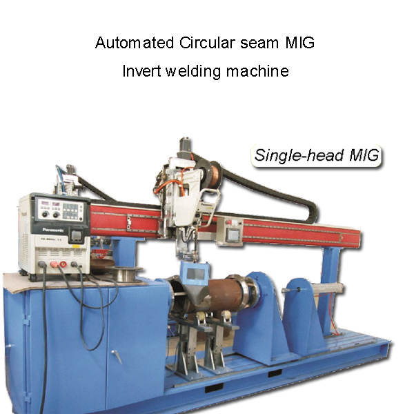 Automated circular seam MIG inverter welding machine