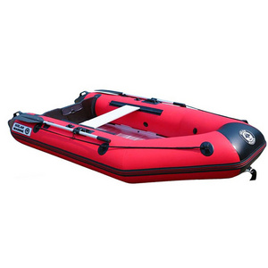 4 Person 300 CM PVC Inflatable Assault Kayak Aluminum Floor Speed Boat