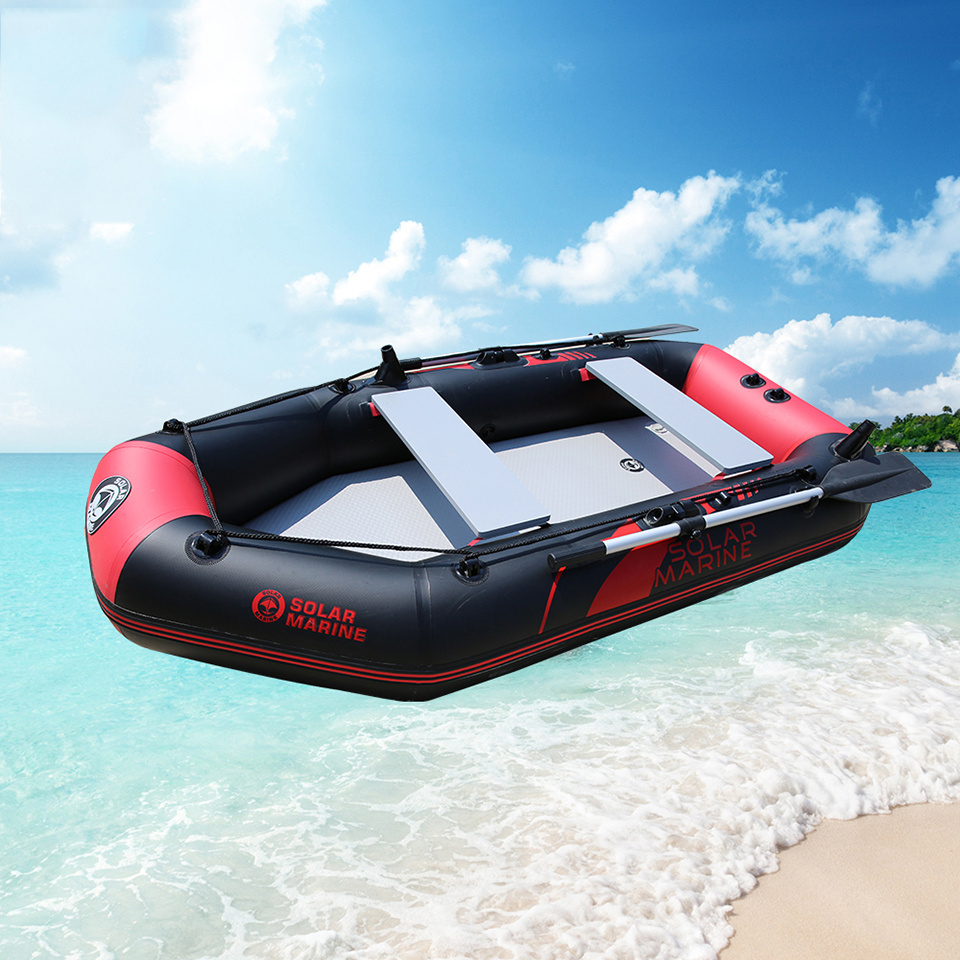 Anti-flood Inflatable Rowing Boat Disaster Saving Dinghy Hovercraft Fishing Canoe Drifting Raft Sailboat Surfing Sailing Boat