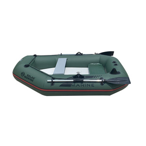 Solar Marine 2M 2 Person Inflatable Kayak Three Layer PVC Fishing Boats Rowing Canoe Draft Dinghy with CE Certification