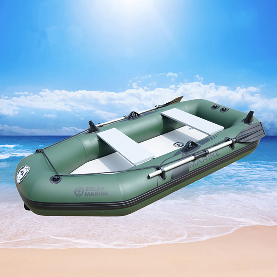 Anti-flood Inflatable Rowing Boat Disaster Saving Dinghy Hovercraft Fishing Canoe Drifting Raft Sailboat Surfing Sailing Boat