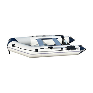 SOLAR MARINE 3 M Inflatable Speed Boat Outdoor Fishing Rescue Kayak Rowing Canoe Dinghy with Aluminium Floor