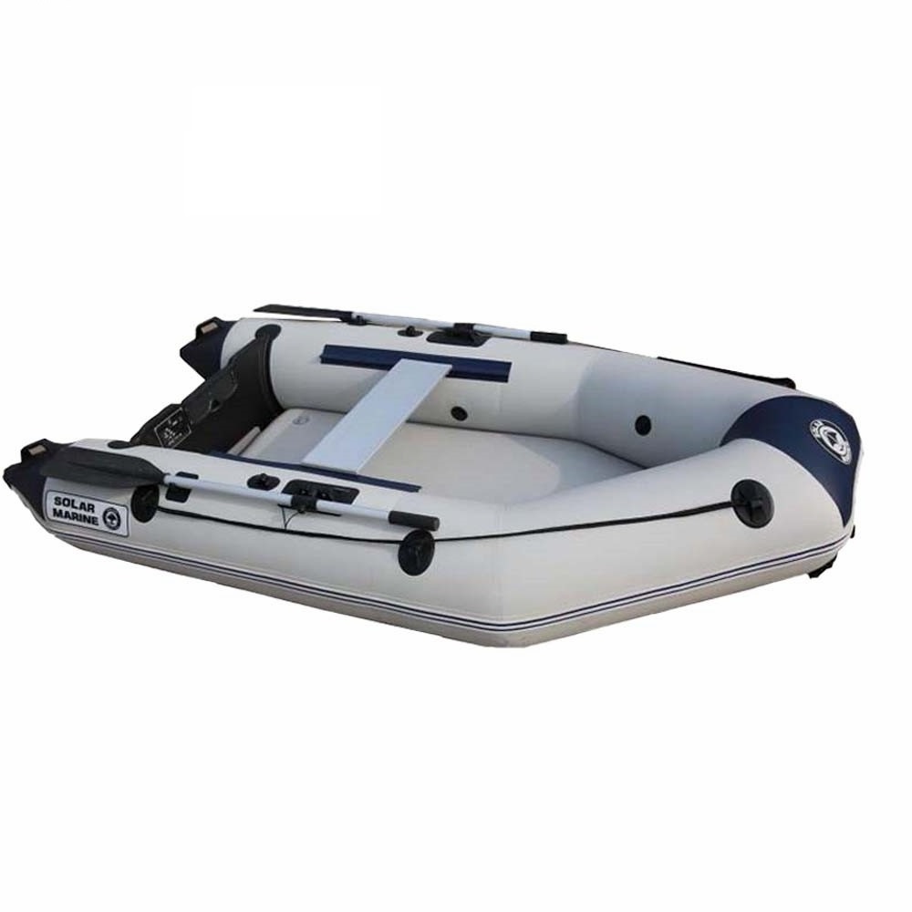 Solar Marine Wholesale 4 Person Assault Boat 270CM PVC Air Deck Floor Folding Inflatable Rescue Speed Kayak Canoe