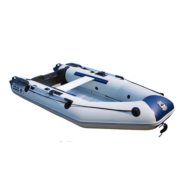 4 Person 300 CM PVC Inflatable Assault Kayak Aluminum Floor Speed Boat