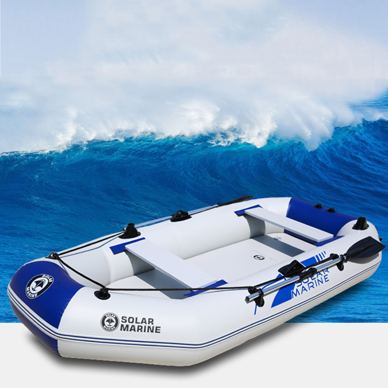 Solarmarine Wholesale 270 CM 4 Person CE Certification High Quality New PVC Dinghy Kayak Canoe Semi Rigid Ocean Inflatable Boats