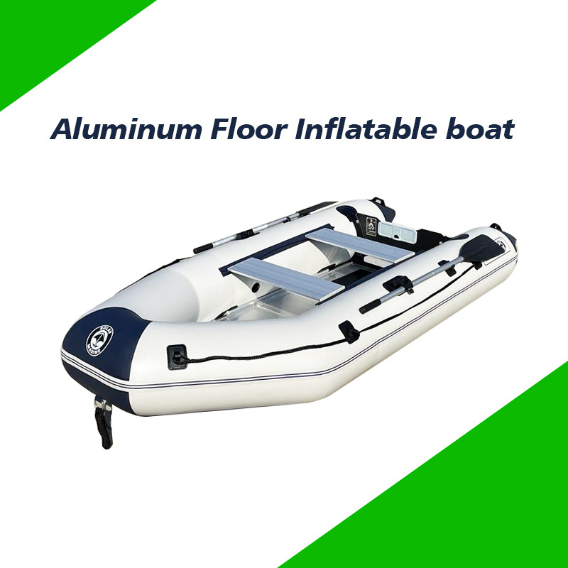 SOLAR MARINE 3 M Inflatable Speed Boat Outdoor Fishing Rescue Kayak Rowing Canoe Dinghy with Aluminium Floor