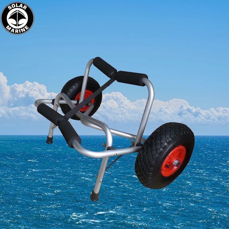 Portable Lightweight Foldable Boat Kayak Trailer Beach Marine Drag Carrier Boat Kayak Cart Dolly Tote Trolley Transport Cart